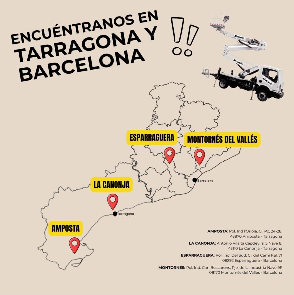 alquiler de camión cesta en tarragona y barcelona